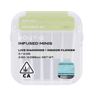 Boutiq Infused Minis Pre Rolls Pink Pineapple x Cherry Chem